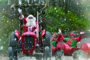 Father Christmas Arrives at Pennywell Farm